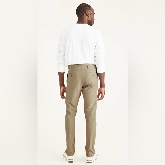 Docker Men Signature Khaki Slim Pant Size 34 X 34 - Picture 2 of 10